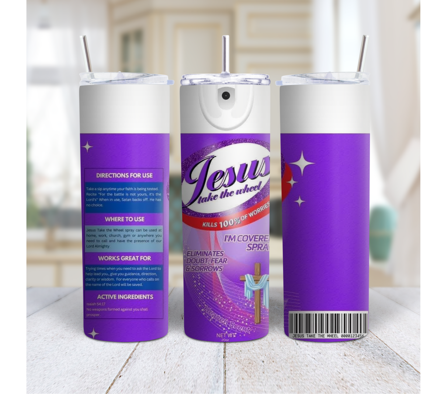 Jesus Take the Wheel 20oz Tumbler