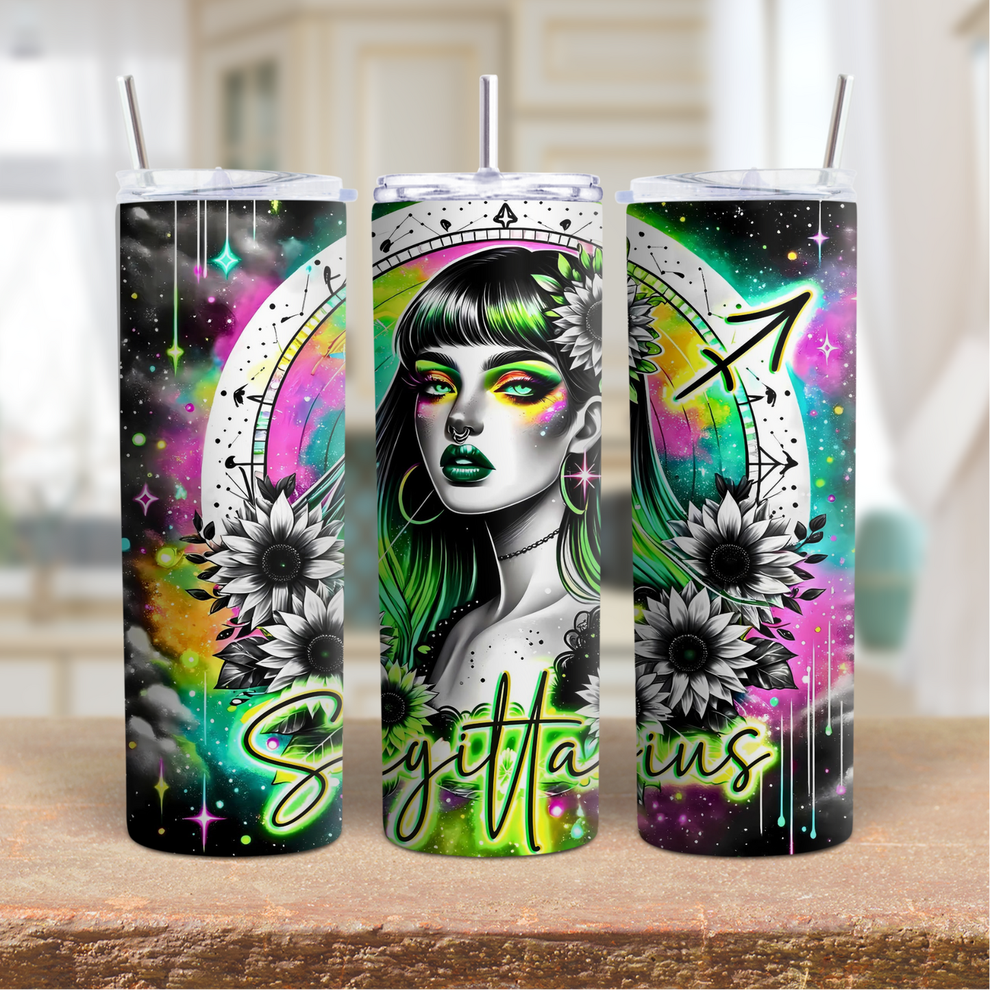 20oz Zodiac Tumbler – Astrology Stainless Steel Cup, Horoscope Gift