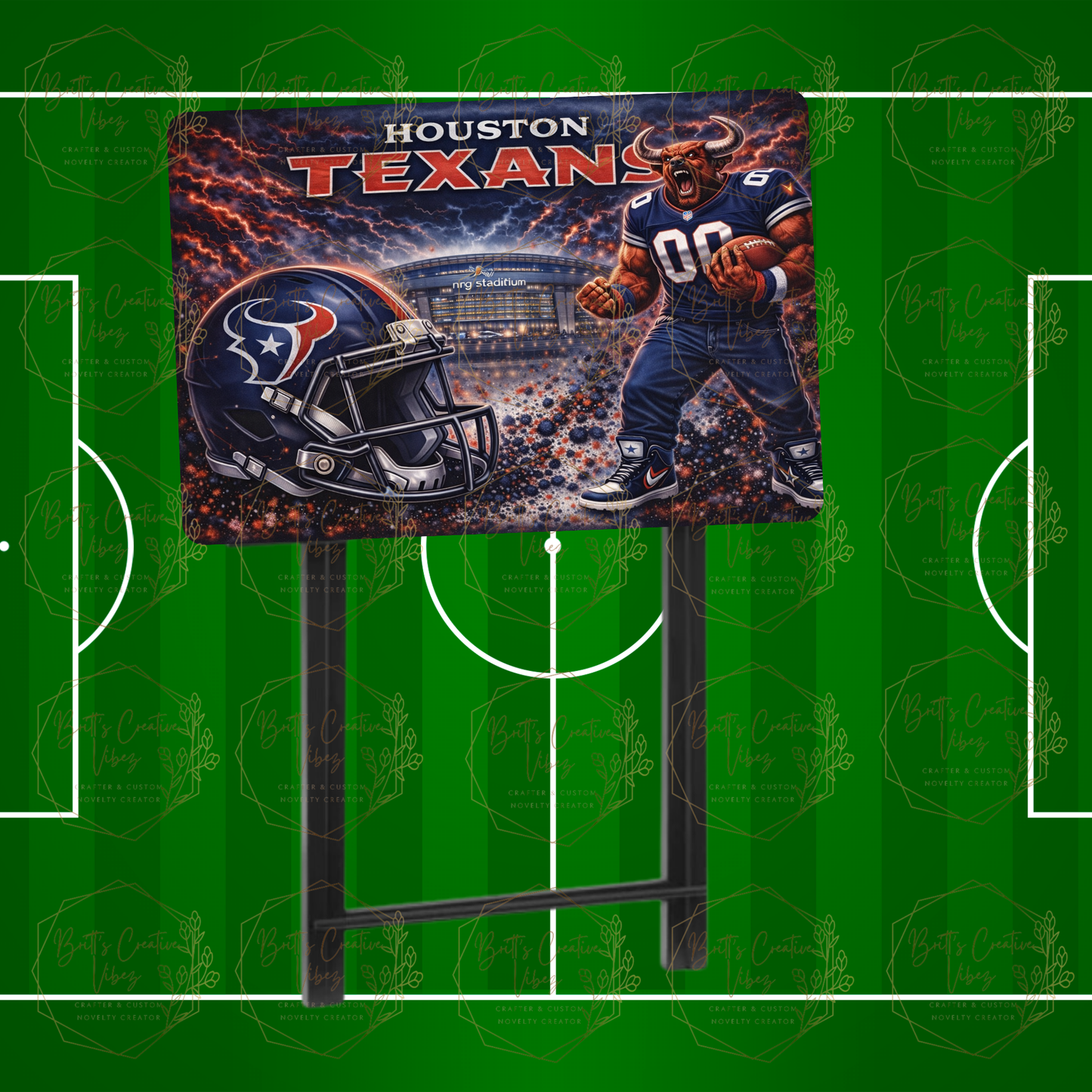 NFL-Inspired Tray Table | Football Fan TV Tray | Game Day Snack Table | Sports Home Décor | Gift for Football Fans