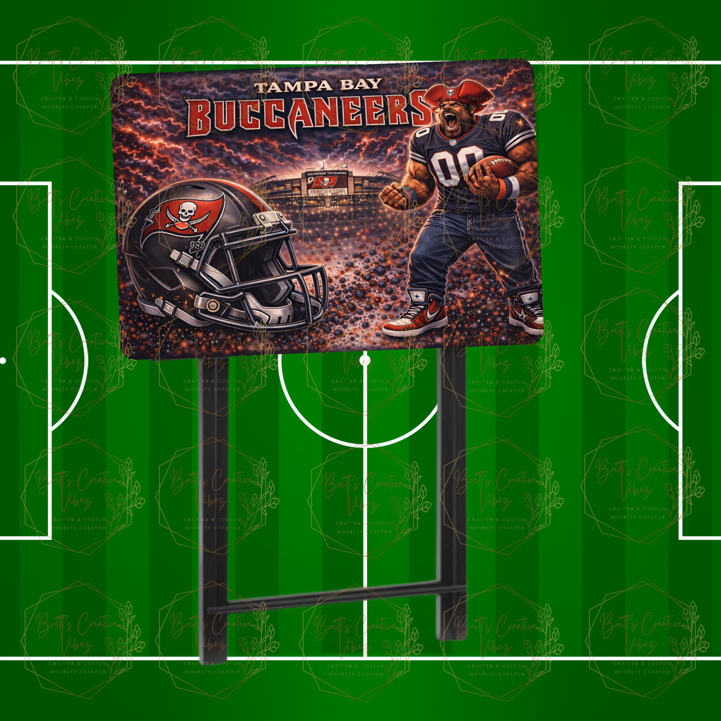 NFL-Inspired Tray Table | Football Fan TV Tray | Game Day Snack Table | Sports Home Décor | Gift for Football Fans