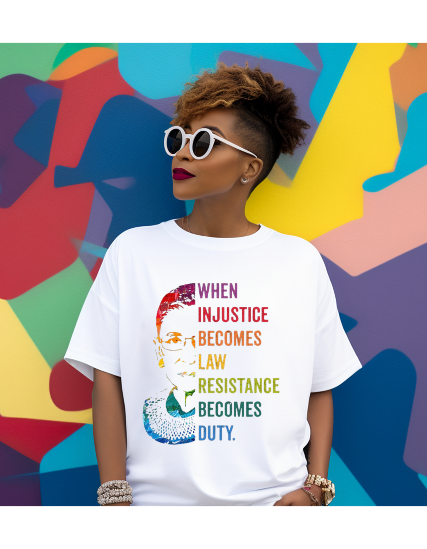 When Injustice Becomes Law T-shirt – Bold Resistance Design