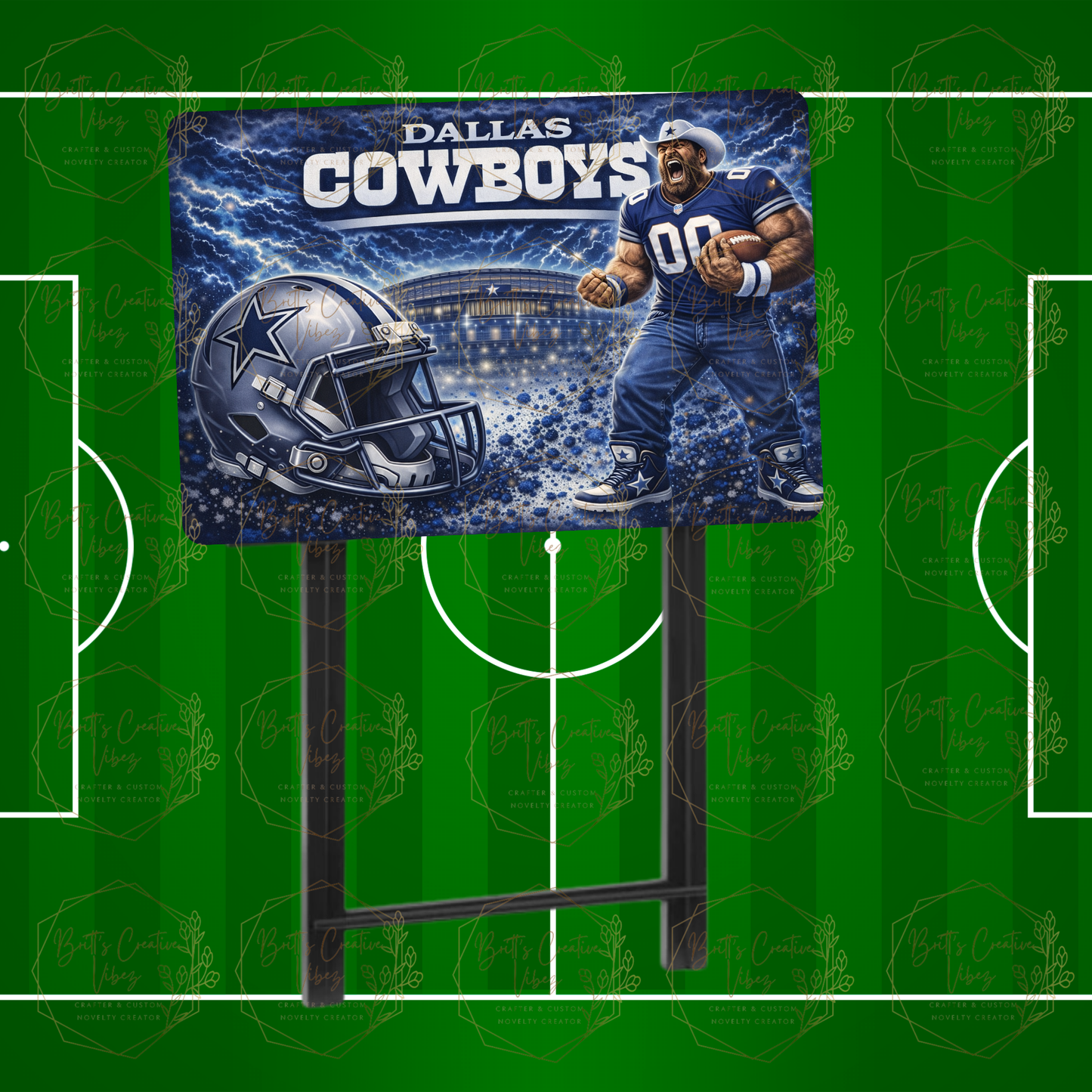 NFL-Inspired Tray Table | Football Fan TV Tray | Game Day Snack Table | Sports Home Décor | Gift for Football Fans