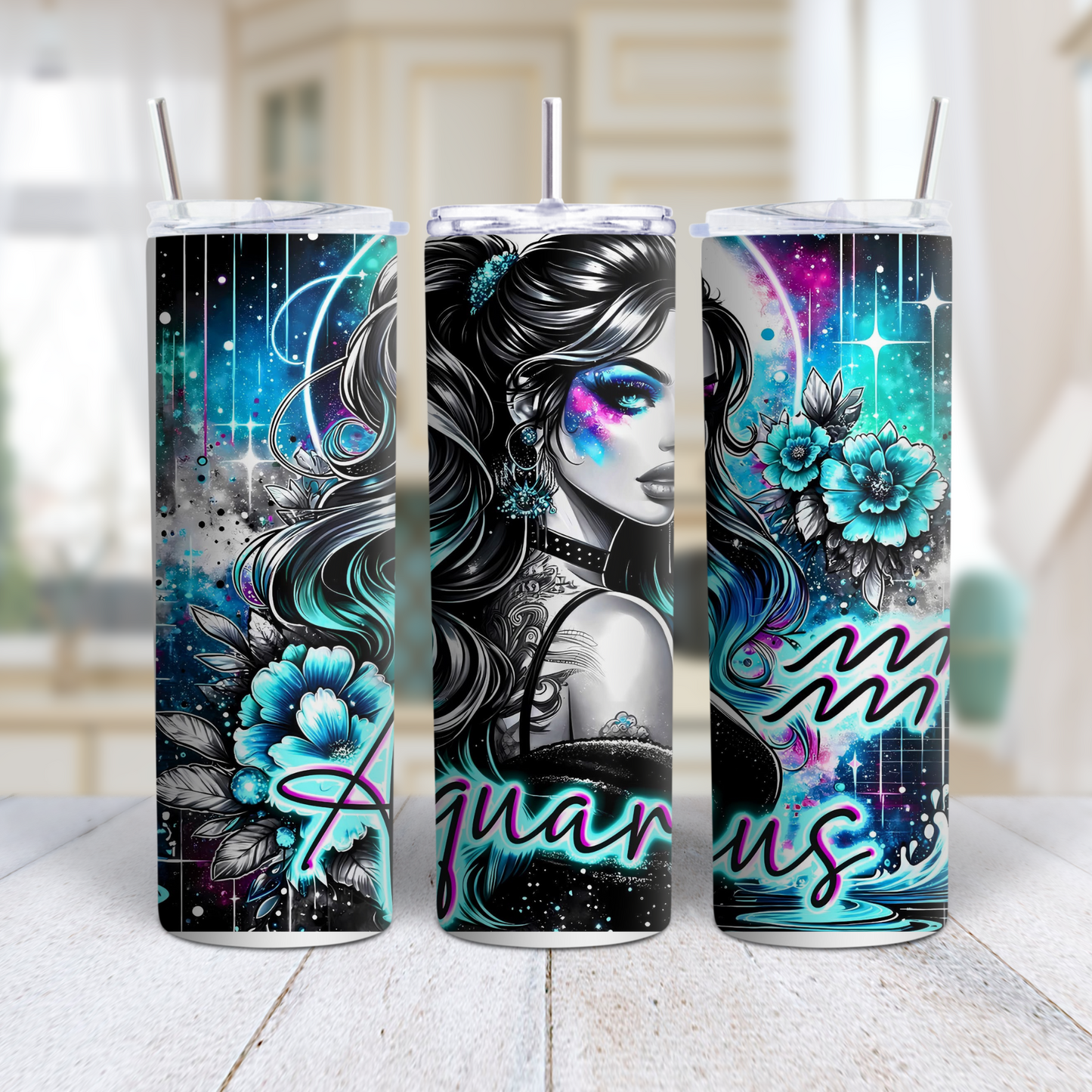 20oz Zodiac Tumbler – Astrology Stainless Steel Cup, Horoscope Gift