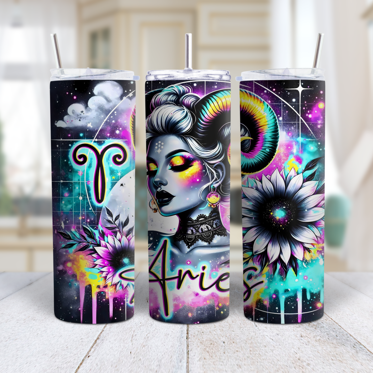 20oz Zodiac Tumbler – Astrology Stainless Steel Cup, Horoscope Gift