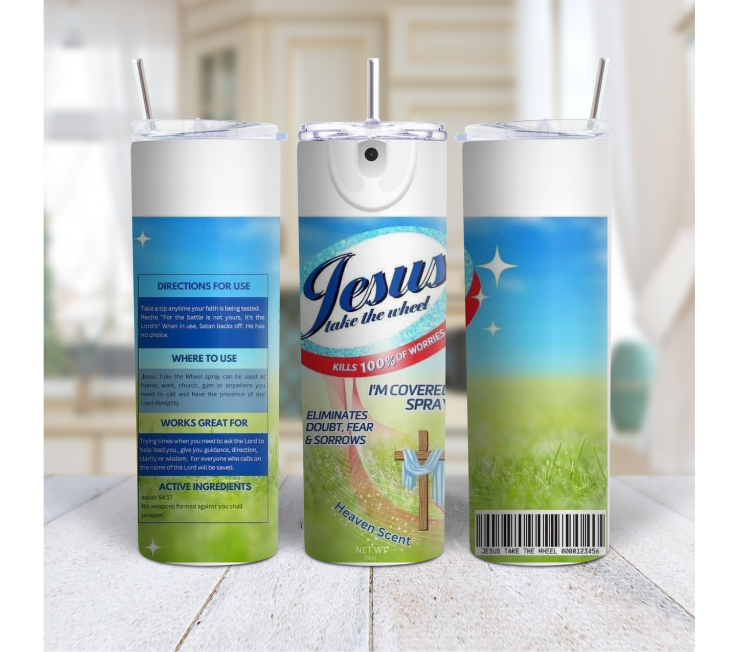 Jesus Take the Wheel 20oz Tumbler