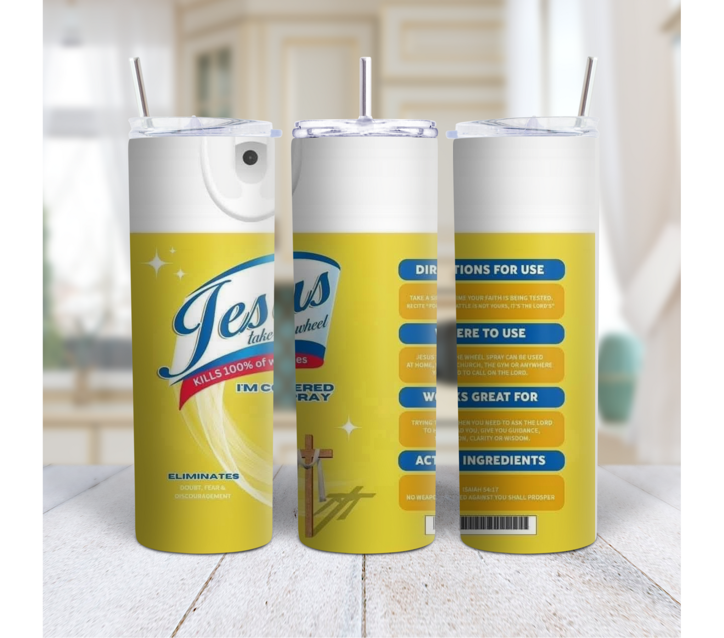 Jesus Take the Wheel 20oz Tumbler