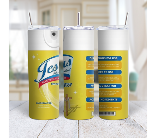 Jesus Take the Wheel 20oz Tumbler