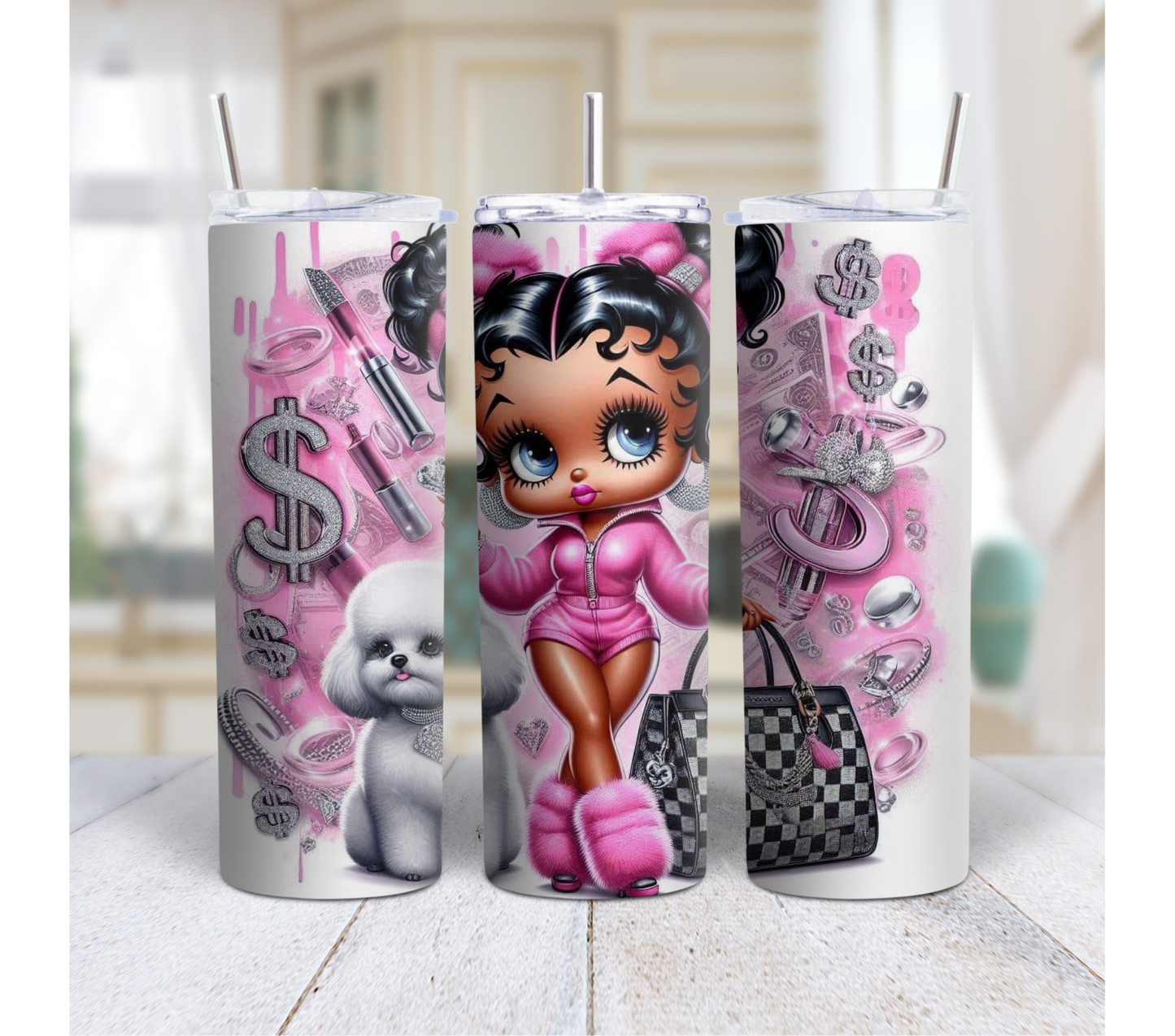 Glam Doll Pink 20oz Stainless Steel Tumbler – Fashion, Luxury & Sass