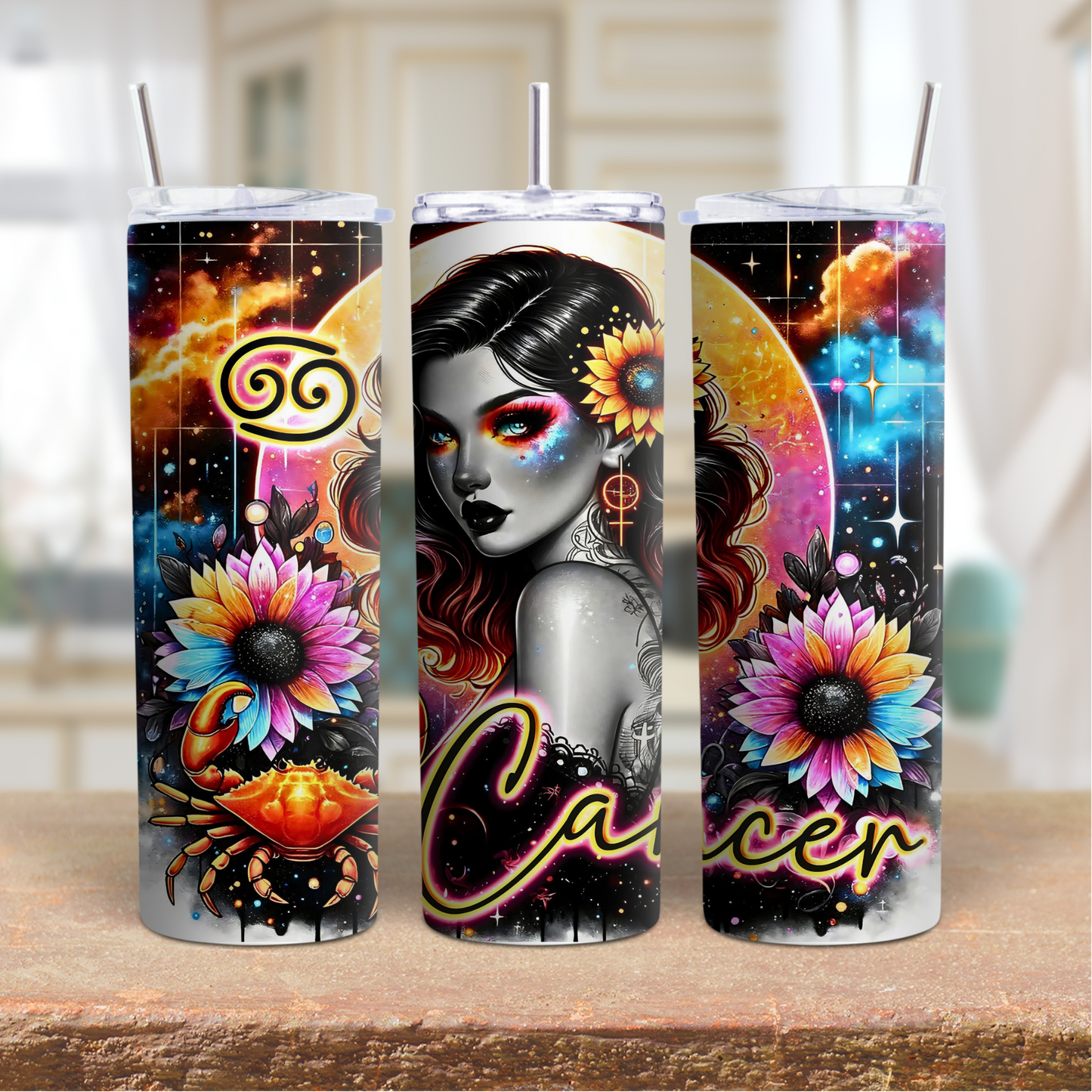 20oz Zodiac Tumbler – Astrology Stainless Steel Cup, Horoscope Gift