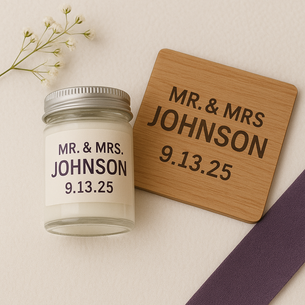 Custom Wedding Favors – Personalized Keepsakes for Guests