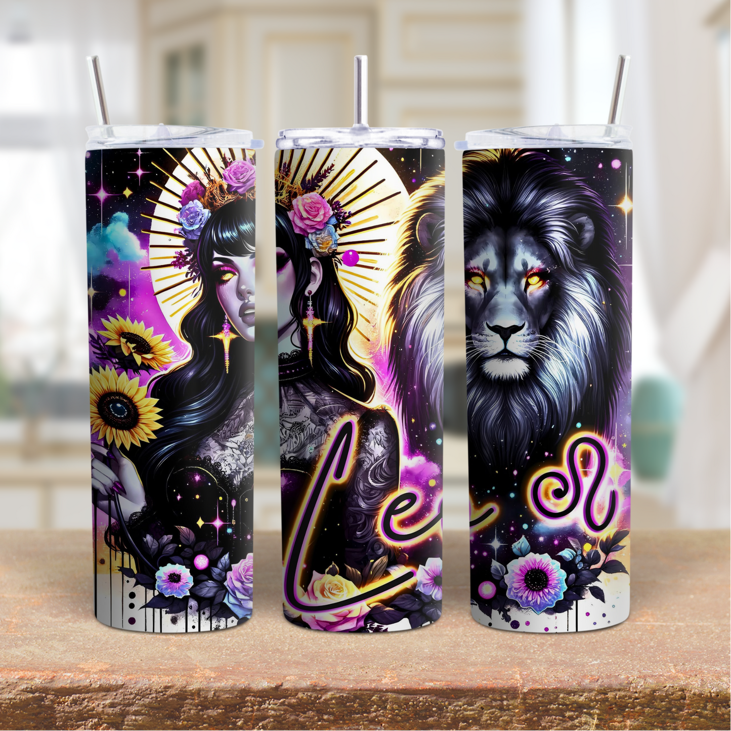 20oz Zodiac Tumbler – Astrology Stainless Steel Cup, Horoscope Gift