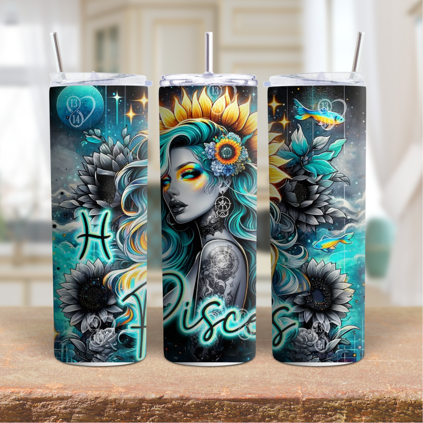 20oz Zodiac Tumbler – Astrology Stainless Steel Cup, Horoscope Gift