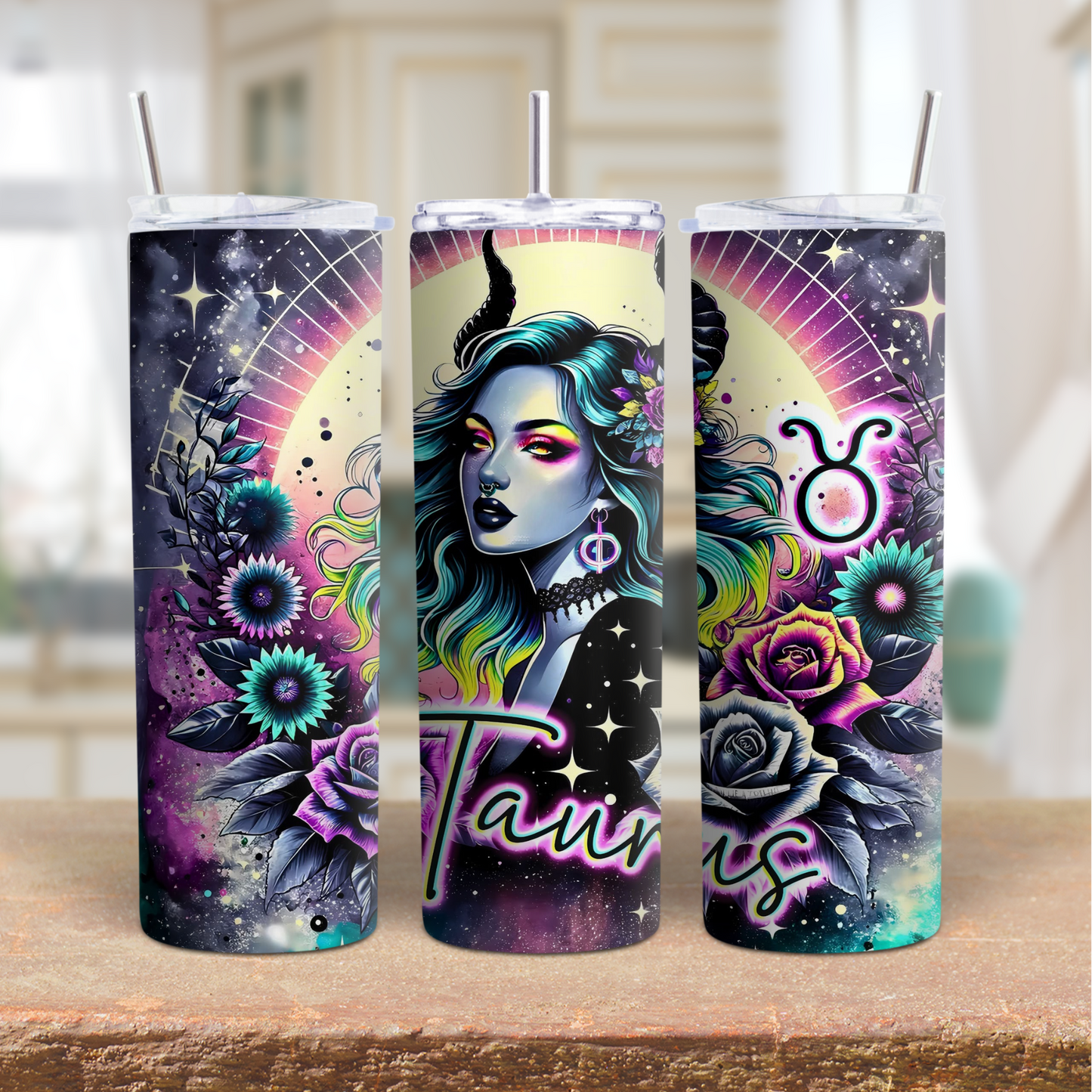 20oz Zodiac Tumbler – Astrology Stainless Steel Cup, Horoscope Gift